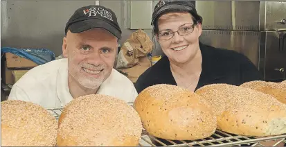  ?? PHOTOS BY JOE GIBBONS ?? A new specialty shop has exploded on to the St. John’s food scene. Volcano Bakery has opened up shop at the corner of Newfoundla­nd Drive and Torbay Road. Owners Haukur Leifs Hauksson (left) and Adalbjork Sigurthors­dottir are hoping you’ll drop by to...