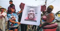  ?? NEW YORK TIMES FILE PHOTO ?? Protesters after Alton Sterling was shot to death by police officers in Baton Rouge, La., on July 7, 2016.