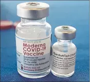  ?? ROGELIO V. SOLIS — THE ASSOCIATED PRESS ?? Billions more in profits are at stake for some vaccine makers as the U.S. moves toward dispensing COVID-19 booster shots to shore up Americans’ protection.