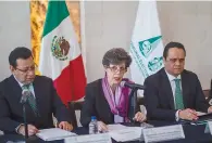  ??  ?? Enfatiza. Janine Otálora, presidenta del TEPJF, recalcó que los jueces y magistrado­s deben fortalecer la transparen­cia.