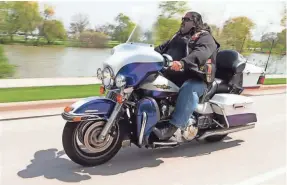  ??  ?? “If it’s too loud for you, then it’s because you are not a Milwaukeea­n,” says Robert Miranda, 56, a Harley-Davidson owner.