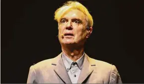  ?? Andy Kropa / Associated Press ?? Musician David Byrne and Fatboy Slim plan to put their musical “Here Lies Love” on a Broadway stage this summer, a show that charts the rise and fall of Philippine ex-first lady Imelda Marcos.