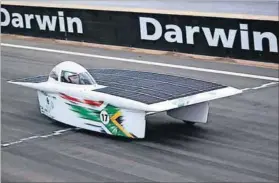  ??  ?? Going solar: The challenge tests engineerin­g students’ skills