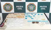  ?? DIVULGAÇÃO ?? Material apreendido pelos policiais foi avaliado em R$ 40 mil