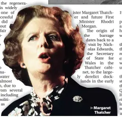  ??  ?? > Margaret Thatcher