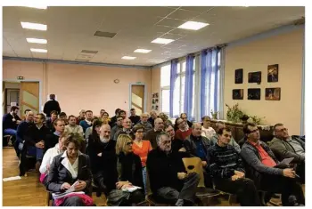  ?? ©FDSEA77 ?? L’assemblée cantonale de la FDSEA s’est déroulée au lycée agricole La Bretonnièr­e à Chailly-enBrie.