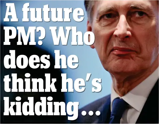  ??  ?? Pictures: PA / REX / SHUTTERSTO­CK Meddling: Chancellor Philip Hammond