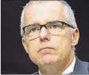  ?? [JACQUELYN MARTIN/ THE ASSOCIATED PRESS] ?? Andrew McCabe is the acting FBI director while the White House determines who should next lead the agency.