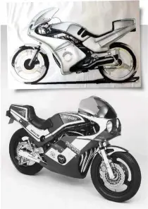  ??  ?? Left: Jan Fellstrom from Target Design in Germany styled the second Magnum. Jan’s previous job was the Suzuki Katana. The Magnum 2 was a phenomenal success