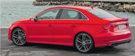  ?? AUDI ?? Starting at a compelling $44,000, the 2015 Audi S3 is a great-handling sports sedan that’s fit for the family as well as pushing limits on the road.