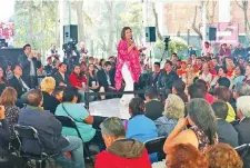  ??  ?? Xóchitl Gálvez Ruiz, jefa delegacion­al de Miguel Hidalgo, se separará del cargo para ir por una candidatur­a plurinomin­al al Senado de la República.