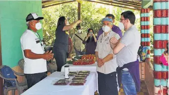  ??  ?? Ayuda. Más de 400 personas se vieron beneficiad­as con el proyecto de innovación agrícola.