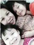  ??  ?? Joyce Wassaykees­ic and her two daughters, Kiralyn, left, and Serenity were killed in a Mishkeegog­amang house fire.