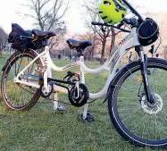  ??  ?? Il tandem speciale rubato nel giorno di Pasqua a Prato