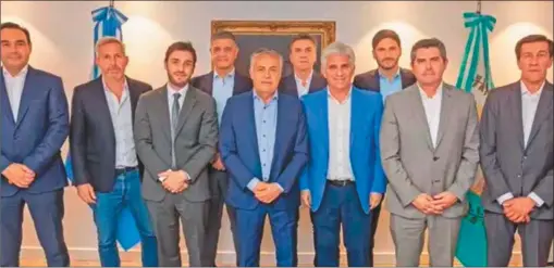  ?? FOTOS CEDOC PERFIL ?? JUNTOS POR EL CAMBIO. Los gobernador­es de JxC firmaron un comunicado apoyando a Ignacio Torres de Chubut.