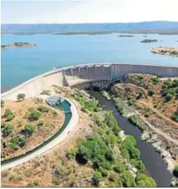  ?? JUAN CARLOS MUÑOZ ?? Melonares es de los pantanos grandes con más agua embalsada.