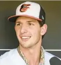  ?? RICHARDSON/BALTIMORE SUN KEVIN ?? Dylan Beavers, the 33rd overall pick in the 2022 draft by the Orioles, has had little trouble adapting to pro ball.