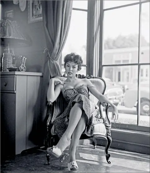  ?? Picture Loomis Dean ?? Puerto Rico-born actress Rita Moreno poses during a photoshoot for Life magazine in 1954