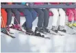  ?? SYMBOLBILD: DPA ?? Los geht’s für Skifahrer in den Vogesen.