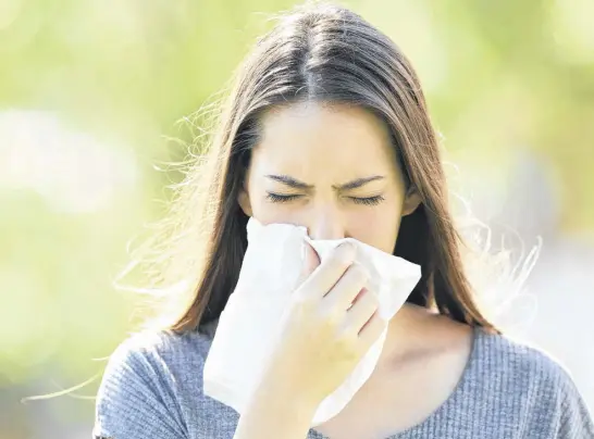  ?? 123RF ?? Allergies are caused by your immune system mistaking harmless things for pathogens and shifting into high gear to battle it, says Tristin Hopper.