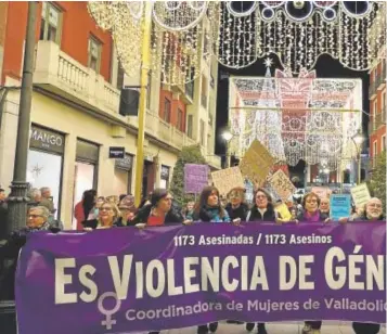  ?? // ICAL ?? La manifestac­ión de Valladolid congregó a uunas 1.500 personas