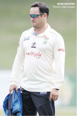  ?? Picture: Gallo Images ?? MARK BOUCHER