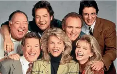  ??  ?? The cast of the first Murphy Brown, which launched in 1988.