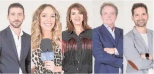  ?? TVE ?? Los cinco nuevos colaborado­res de «Lo siguiente»