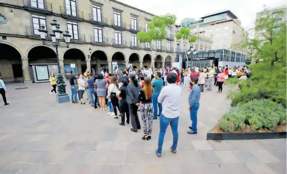  ?? /FRANCISCO RODRÍGUEZ ?? Plaza de Armas fue el centro de reunión y el área segura.