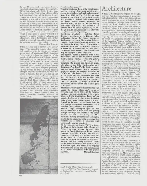  ?? ?? Arts Review, Vol XXVIII, No 16, 6 August 1976, page 406, ‘Venice Biennale ’76’, by Michael Shepherd