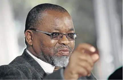  ?? / MASI LOSI ?? Gwede Mantashe says the ANC needs two days to deal with issues raised in Western Cape.