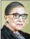  ??  ?? Ruth Bader Ginsburg was picked for the Supreme Court in 1993.