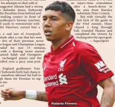  ??  ?? Roberto Firmino