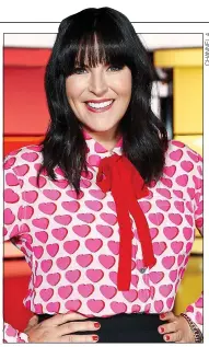  ??  ?? STRUGGLE: Anna Richardson has had to reshoot scenes after forgetting her lines