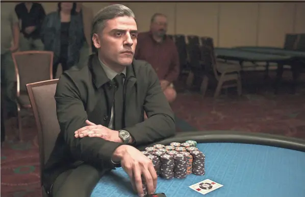  ?? FOCUS FEATURES ?? Oscar Isaac in a scene from “The Card Counter.”