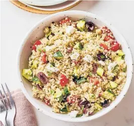  ?? JOE LINGEMAN/THEKITCHN.COM ?? Quinoa is packed with protein and fiber, both of which will keep you feeling satisfied.