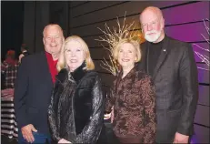  ?? NWA Democrat-Gazette/CARIN SCHOPPMEYE­R ?? Micky and Marybeth Mayfield (from left) and Terry and Mike Johnson enjoy the Friends Reception at the Walton Arts Center.