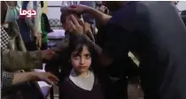  ?? (White Helmets/Reuters) ?? A GIRL LOOKS on following an alleged chemical weapons attack in what is said to be Douma, Syria, in this still image from video obtained on April 8.