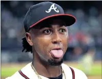  ?? AP PHOTO ?? Key players such as 21-year-old All-Star Ozzie Albies have earned Atlanta the nickname “Baby Braves”.