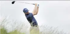  ?? STREETER LECKA/GETTY IMAGES ?? Adam Hadwin earned a share of the U.S. Open record for consecutiv­e birdies Thursday after making six in a row. He fired a first-round score of 68 but ballooned to an 80 Sunday.