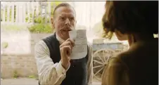  ?? COURTESY OF SONY PICTURES CLASSICS ?? Timothy Spall’s Edward confronts Jessie Buckley’s Rose in a scene from “Wicked Little Letters.”