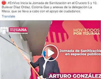  ?? /CAMPAÑA BC/ FACEBOOK ?? Facebook detectó inversione­s publicitar­ias por cuatro mil 100 dólares provenient­es de los perfiles eliminados