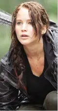  ??  ?? Jennifer Lawrence stars, The Hunger Games, E4, 9pm