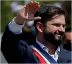  ?? | foto: BBC ?? Gabriel Boric el día en que asumió la presidenci­a de Chile.