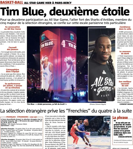  ?? (Photos Clément Bigois) ?? Tim Blue : «   personnes, ça fait du bruit ! »