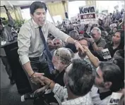  ?? Robert Gauthier Los Angeles Times ?? IF VOTERS decide they want change, they might go for Kevin de León over U.S. Sen. Dianne Feinstein.