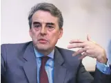 ?? Victor Besa / The National ?? Alexandre de Juniac, director general of Iata, called on the UK and EU to find a solution