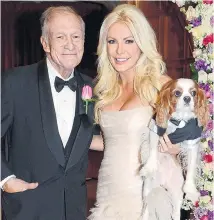  ?? Pictures: SPLASH NEWS, PA, TWITTER ?? CONTENTED: With his beloved third wife Crystal Harris