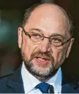  ?? Foto: dpa ?? Martin Schulz spricht am Montag an der KU Eichstätt.