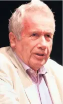  ??  ?? Back for more Martin Bell was at BOOKMARK for the second time